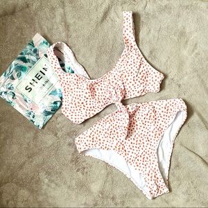 Dalmatian Cut-Out One Piece Swimsuit